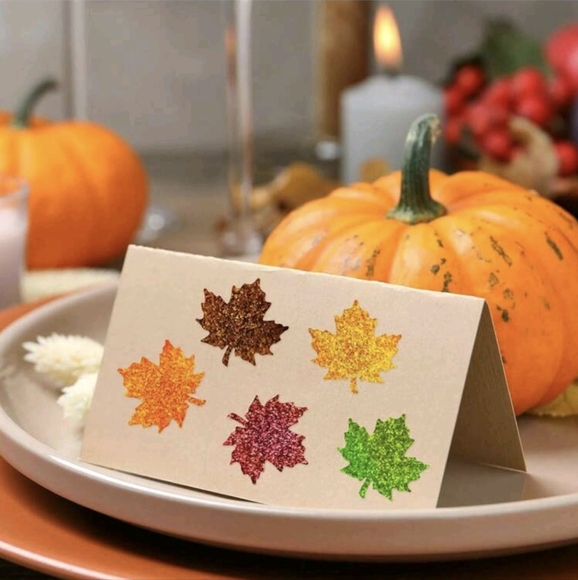 Autumn Leaf Sticker Roll - 500 - Picture 5 of 5